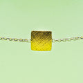 Armband (8 mm x 8 mm) - Hammerschlag "Finne", quadratisch