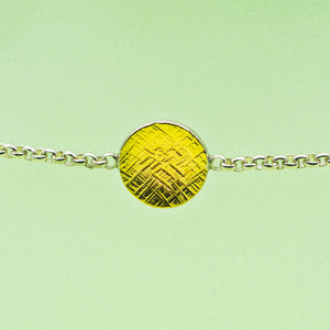 Armband (8 mm) - Hammerschlag "Finne", rund, konkav