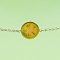 Armband (10 mm) - glattmatt, Buchstaben, rund