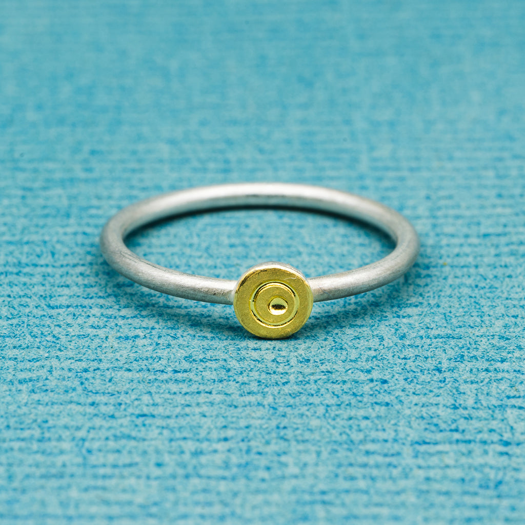 Ring (4,5 mm) - glattmatt, Stempel, rund