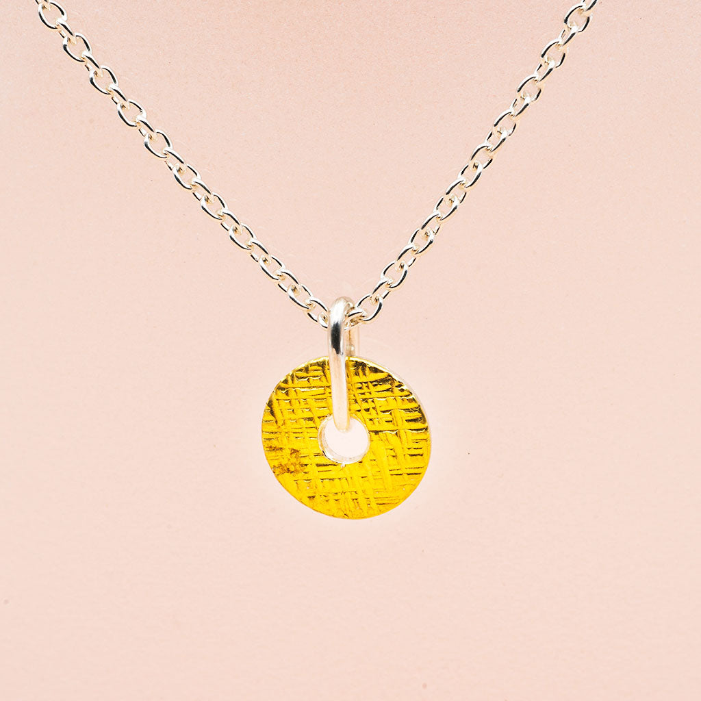Kette (10 mm) - Hammerschlag "Finne", Donut