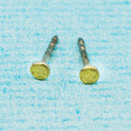 Ohrstecker (3 mm) - eismatt, rund